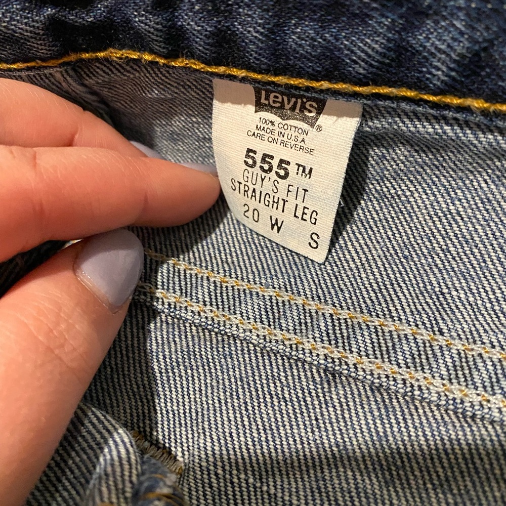 VTG Levi’s 555 Guy’s Fit - Picture 7 of 8